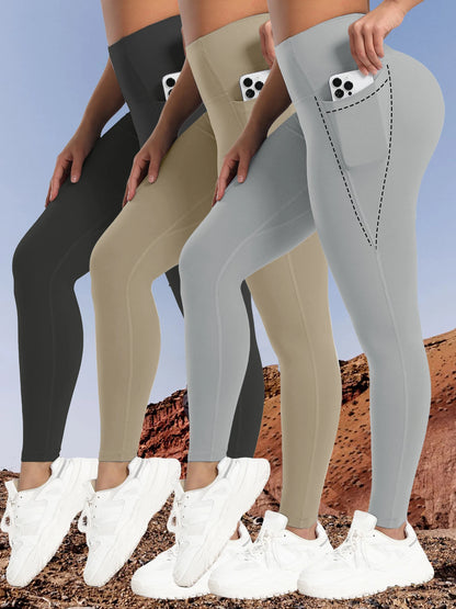 Pockets Fitness Gym Leggings Women Skinny Stretch Autumn Sport Leggings Women Casual Mallas Fashion Outdoors Pants