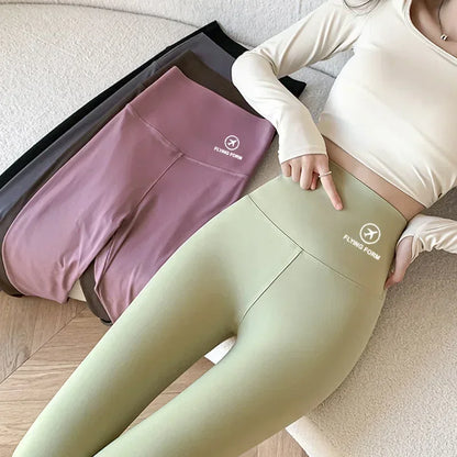High Waisted Seamless Leggings Sport Fitness Yoga cropped pants women spring autumn winter running pants Sexy hip lift Tights