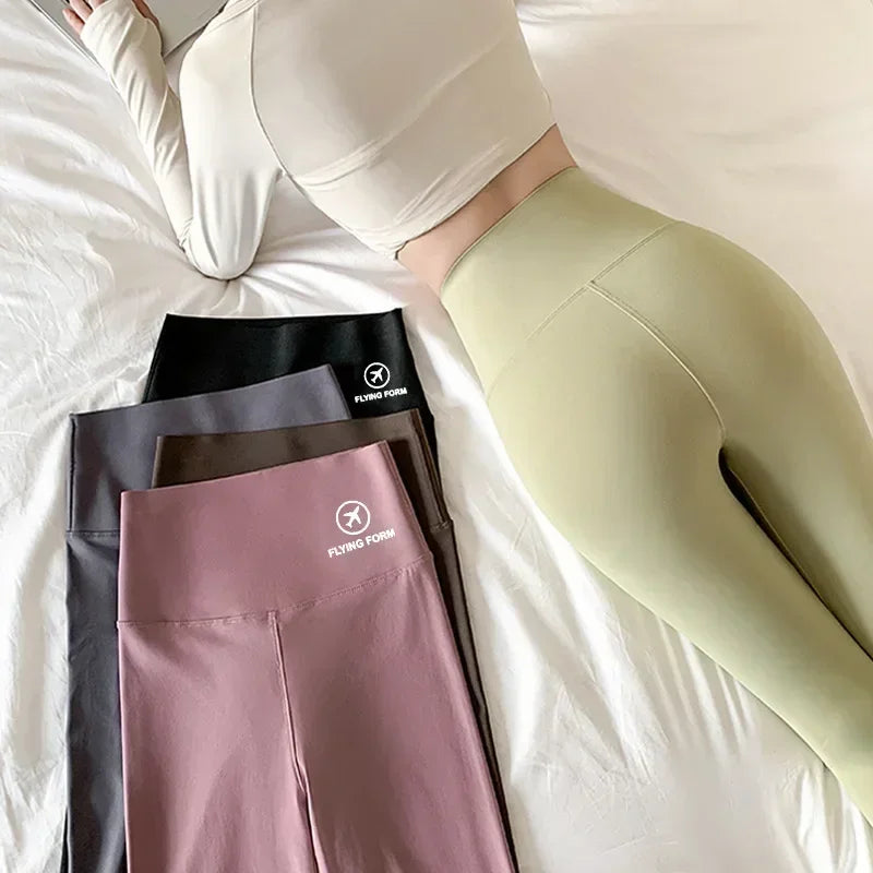 High Waisted Seamless Leggings Sport Fitness Yoga cropped pants women spring autumn winter running pants Sexy hip lift Tights