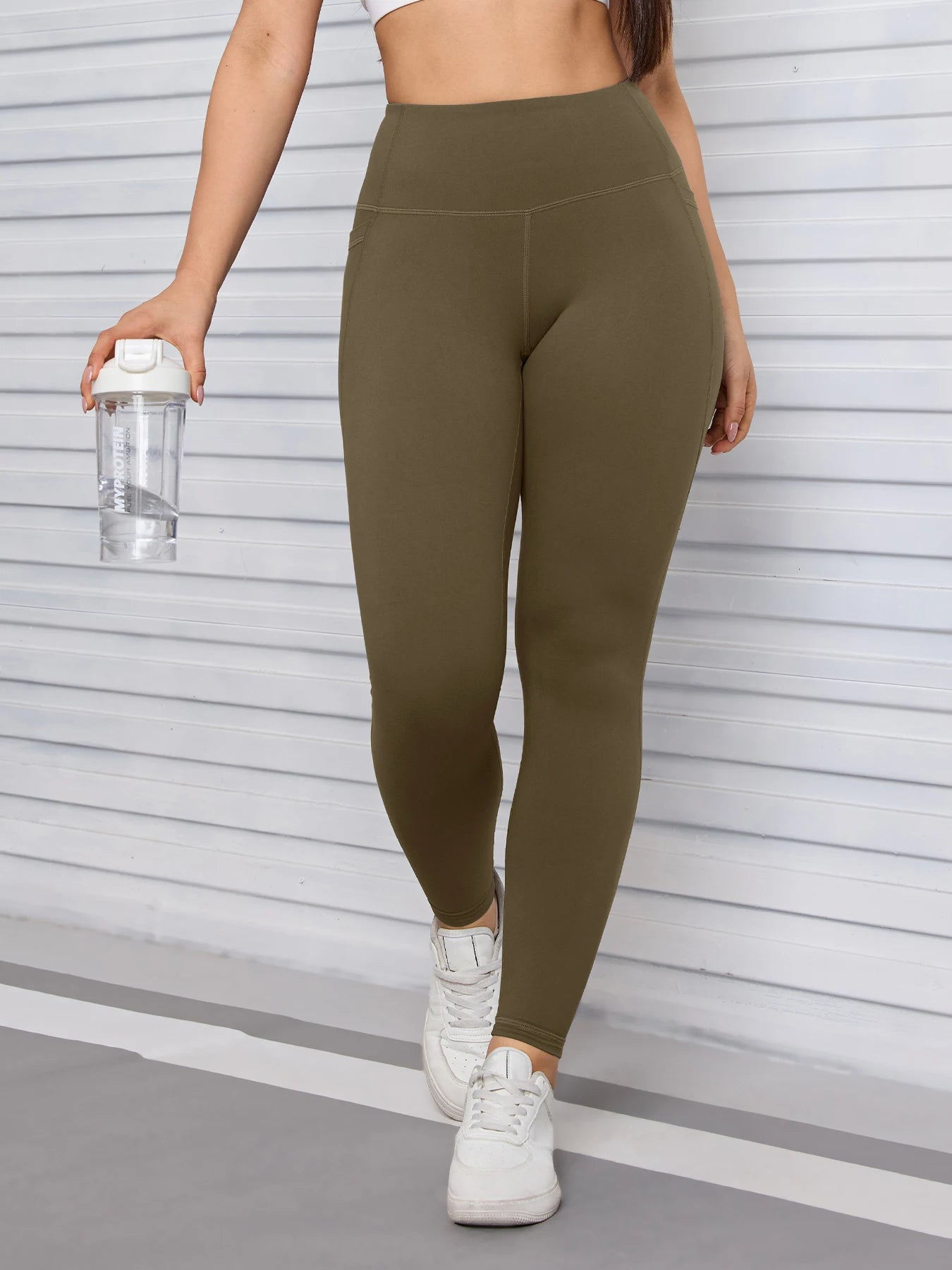 Pockets Fitness Gym Leggings Women Skinny Stretch Autumn Sport Leggings Women Casual Mallas Fashion Outdoors Pants