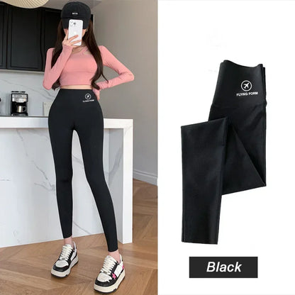 High Waisted Seamless Leggings Sport Fitness Yoga cropped pants women spring autumn winter running pants Sexy hip lift Tights