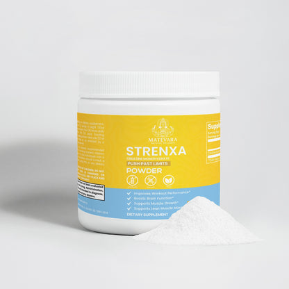 Strenxa Creatine Monohydrate | Pure Micronized Powder | Muscle & Performance Support | 250g (0.55lb)*