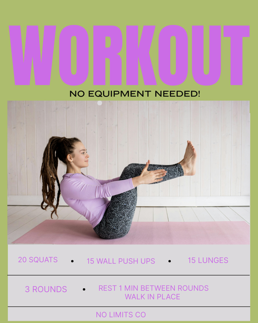 FREE 7-Day Beginner At-Home Workout Plan (No Equipment) | No Limit Co